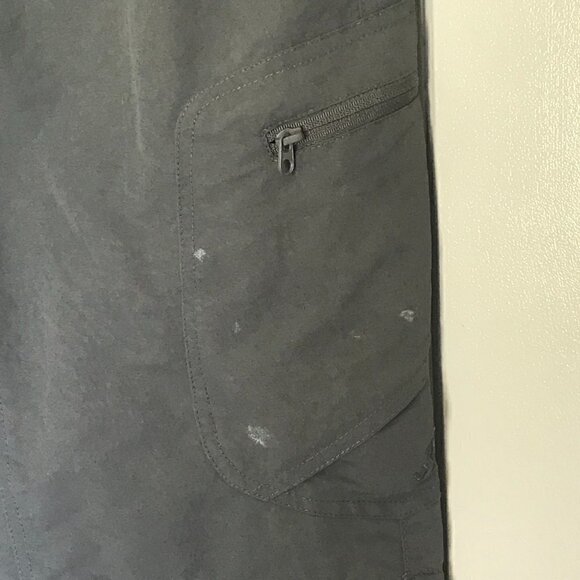 K-Way Technical Design gray convertible hiking pants w/zip off legs, size 8 - Picture 5 of 10